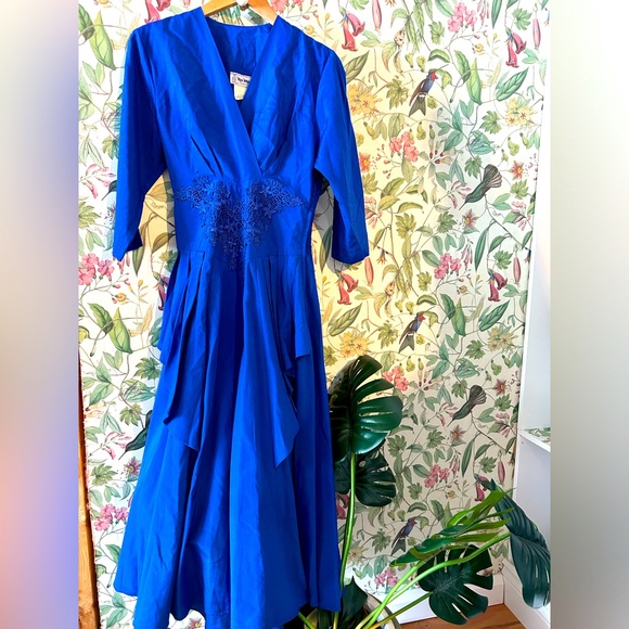 numode Dresses & Skirts - Vintage Victorian Inspo Dress Indigo